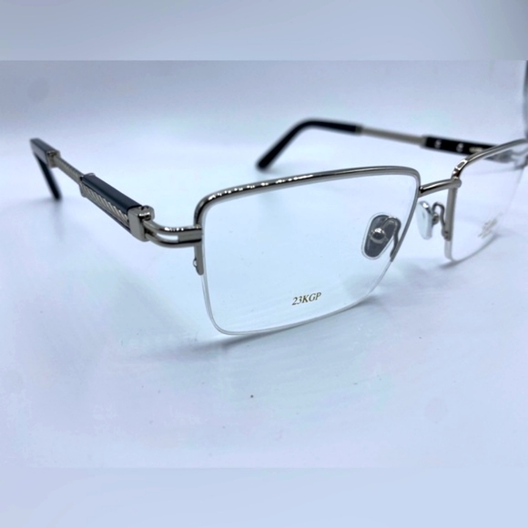 Zellini Lunettes23KT Gold PLT ZL1303 C2‼️Size 55-18-145 Hand made in Italy